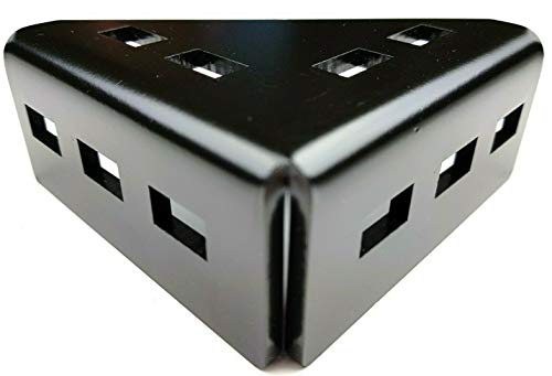 1 Stück Schwerlast Balkenverbinder Carport Kopfband Eckwinkel Winkelverbinder (A: 100 mm x B: 60 mm x C: 10,5 mm) von EMPULA