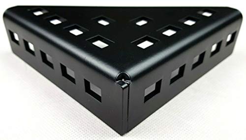 1 Stück Schwerlast Balkenverbinder Carport Kopfband Eckwinkel Winkelverbinder (A: 200 mm x B: 80 mm x C: 10,5 mm) von EMPULA