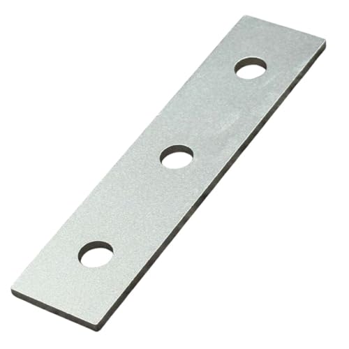 1x Edelstahl 4 mm Dicke Flachverbinder Lochplatte Holzverbinder Metallverbinder (Länge: 1250 mm) von EMPULA