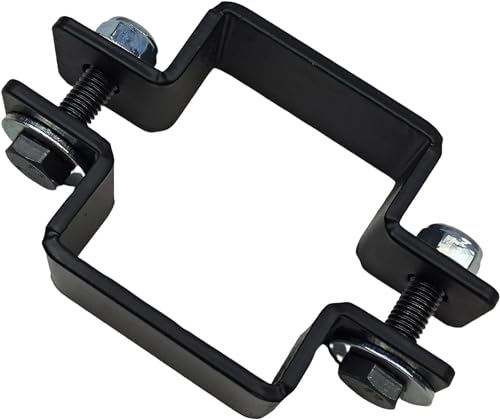 4mm dicke ST52 Stahl Quadratrohrschelle Vierkant, (A: 100 x B: 47,5 x C: 140 mm) von EMPULA