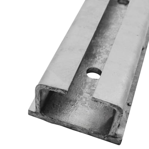 C Profil 50x30 mm Montageschiene Laufschiene geschweißt Stahl feuerverzinkt mit Bohrung (L: 1000 mm) von EMPULA
