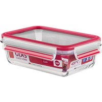emsa Frischhaltedose CLIP & CLOSE 6.8 cm hoch 0,7 l transparent, rot von EMSA