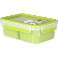 emsa Lunchbox CLIP & GO 5.8 cm hoch 0,55 l transparent/grün von EMSA