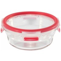 Clip&Close Glass Vorratsdose 600 ml Glas Rot - Emsa von EMSA