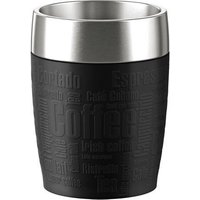 EMSA Isolierbecher Travel Cup 0,2 l schwarz von EMSA