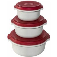 Micro Family Mikrowelle Starterset Rot 3-tlg. - Emsa von EMSA