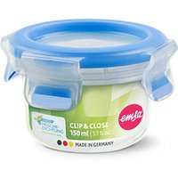 emsa Frischhaltedose CLIP & CLOSE 5,9 cm hoch transparent 0,15 l, 1 St. von EMSA