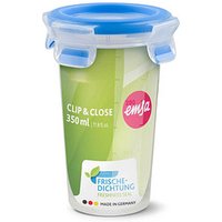 emsa Frischhaltedose CLIP & CLOSE 13,3 cm hoch transparent 0,35 l, 1 St. von EMSA