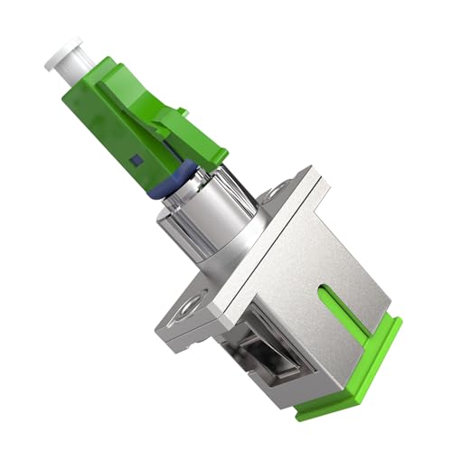 EMSECKO Glasfaser Adapter, SC/APC Buchse auf LC/APC Stecker Singlemode, LWL Kupplung langlebig und schnell in Rechenzentrum von EMSECKO