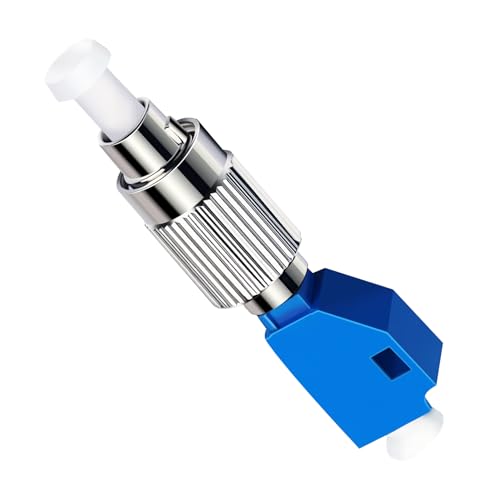 EMSECKO Glasfaseradapter LC/UPC Stecker auf FC/UPC Buchse Simplex Singlemode 9/125um Lichtwellenleiteranschluss LWL Adapter von EMSECKO
