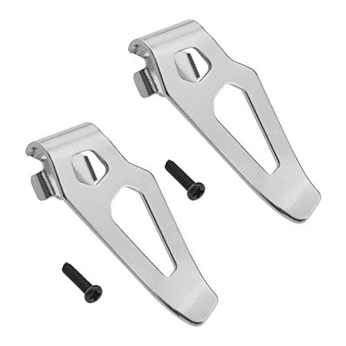 EMSea 2 x Gürtelclip-Haken, kompatibel mit Milwaukee M12 12 V Schlagschrauber, Schlagbohrer, Elektrowerkzeuge, Ersatzteile mit 2 Schrauben aus Metall von EMSea