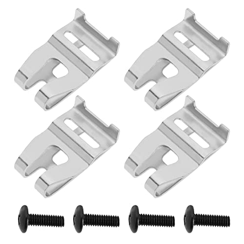 EMSea 4 Stück Gürtelclip Haken mit Schrauben 2609111584 Kompatibel mit Bosch 18V Kabellos Werkzeugen DDB180 DDS181 HDS181 IDS181 DDB181 IDH182-01L von EMSea