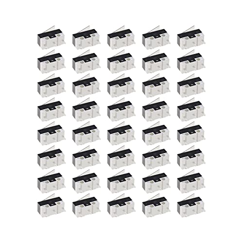 EMSea 40PCS Micro Endschalter Langer Scharnierhebel AC 125V 2A 3 Pin SPDT für Haushaltsgeräte Audio Spielzeug Maus Geschäftsmaschinen Kommunikationsgeräte von EMSea