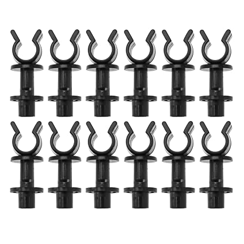 EMSea 10 Stück Motorhauben-Stützstangenclips PRC3180 kompatibel mit Defender 90 110 130 TD5 Auto-Motorhaubenstrebe, Halteclip, Klemmhalter, Kunststoff, Schwarz von EMSea