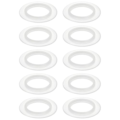 EMSea 10 Stück Silikon O-Ring Dichtung Innendurchmesser 23 Mm Außendurchmesser 38 Mm Waschbeckenstöpsel Gummidichtung Geeignet für Den Abflussstöpsel von Push-Type Pop-Up Waschbecken für Badezimmer von EMSea