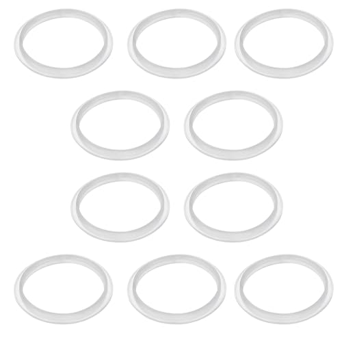 EMSea 10 Stück Silikon O-Ring Dichtung Innendurchmesser 32 Mm Außendurchmesser 38 Mm Waschbeckenstöpsel Gummidichtung Geeignet für Den Abflussstöpsel von Push-Type Pop-Up Waschbecken für Badezimmer von EMSea