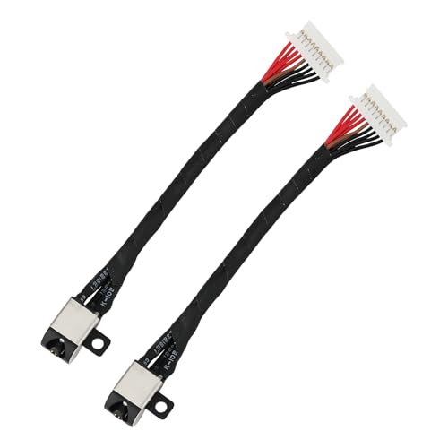 EMSea 2 Stücke Laptop Power DC-in Ladeanschluss Jack Kabel Kompatibel mit Dell Inspiron 15 7590 7591 CN-048JWV EMSea 2 Stücke Laptop Power DC-in Ladeanschluss Jack Kabel Kompatibel mit Dell Inspiron 15 7590 7591 CN-048JWV von EMSea