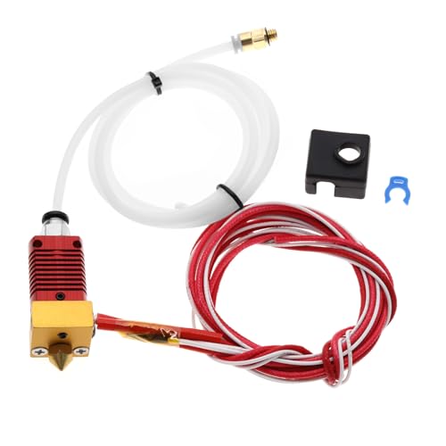 EMSea 24V 40W Zusammengebautes Hot-End-Extruder Kit Kompatibel mit Ender-3 Ender-3 Pro Ender-3S Ender-2 Pro 3D-Druckerzubehör mit Silikonabdeckung Und 0,4-mm-Düse von EMSea