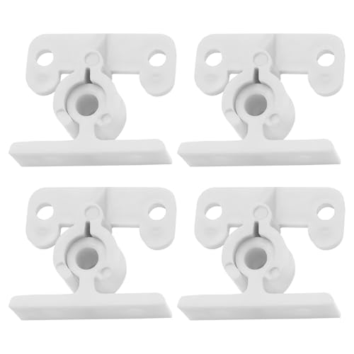 EMSea 4 Stück Türfeststeller aus Kunststoff Weiß 32 X 21 Mm für Schrank Wohnwagen Schrank Wohnmobil Boot Türhalter Feststeller Starker Halt Zubehör (Typ C) von EMSea