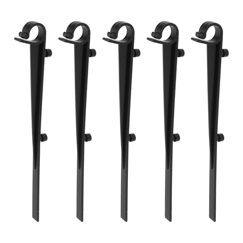 EMSea 40 Stück Dachrinnenschutz-Clips Schutz-Befestigungsclips Dachrinnenhaken für Tief Hängende Dachrinnen mit Flachem Dach Schwarzer Kunststoff Länge 16 Cm von EMSea