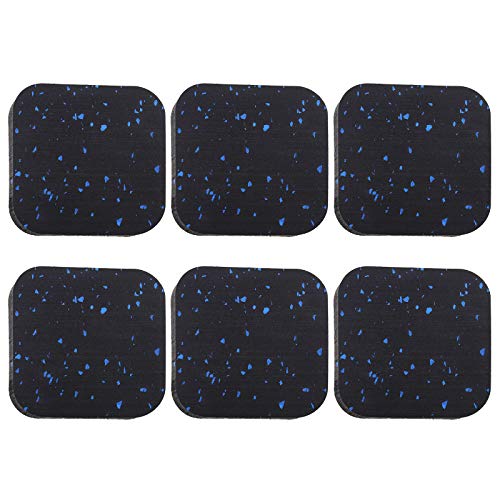 EMSea 6 Stück 10 cm Laufmatte, stoßabsorbierend, aus Gummi, Bodenkissen, Fitnessgerät EMSea 6 Stück 10 cm Laufmatte, stoßabsorbierend, aus Gummi, Bodenkissen, Fitnessgerät von EMSea