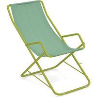 Emu Bahama Liegestuhl Stahl/Emu-tex Emu Bahama Liegestuhl Stahl/Emu-tex von EMU