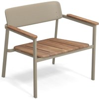 Emu - Shine Outdoor Lounge Stuhl, Teak / taupe von EMU