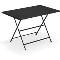 Tisch Arc en Ciel eckig schwarz 110 x 70 cm von EMU