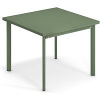 Tisch Star quadratisch military grün 70x70 cm von EMU