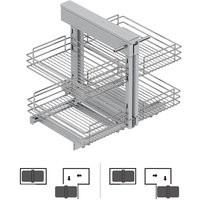 Ecksystem Suprastar für de Küchenschrank, Stahl, Verchromt - Emuca Ecksystem Suprastar für de Küchenschrank, Stahl, Verchromt - Emuca von EMUCA