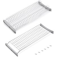 Abtropfgestell Suprastar für hohe Module, 700, Stahl, Verchromt - Emuca von EMUCA