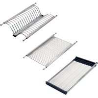 Abtropfgestell aus rostfreiem Stahl Drynox, Modul 500mm, Edelstahl - Emuca von EMUCA