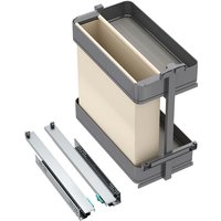 Emuca Harmony-Ausziehregal mit Körben und Brotkasten mit Soft-Close, Modul Breite 300mm Höhe 700mm, Stahl und Holz, Anthrazitgrau Emuca Harmony-Ausziehregal mit Körben und Brotkasten mit Soft-Close, Modul Breite 300mm Höhe 700mm, Stahl und Holz, Anthrazitgrau von EMUCA