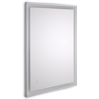Heracles Badspiegel mit LED-Front und dekorativer Beleuchtung (ac 230V 50Hz), 34 w, Kunststoff und Glas - Nicht bestimmt - Emuca von EMUCA