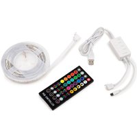 Octans rgb led Strip Kit mit Fernbedienung und WIFI-Steuerung über app (5V dc), 4 x 0,5 m, Kunststoff - Nicht bestimmt - Emuca von EMUCA