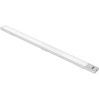 Usb wiederaufladbare LED-Wandleuchte Kaus mit Berührungssensor, L600mm, Kunststoff und Aluminium, Matt eloxiert - Emuca von EMUCA