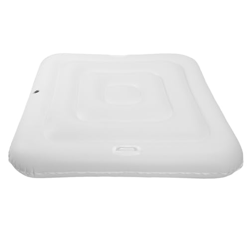 130 Cm Aufblasbare Schwimmbadabdeckung, Staubdestellte PVC Square Swimming Pool Cover Protector mit Umfassender Abdeckung für den Gebrauch von Zuhause und Im Freien Im Freien von EMUKOEP