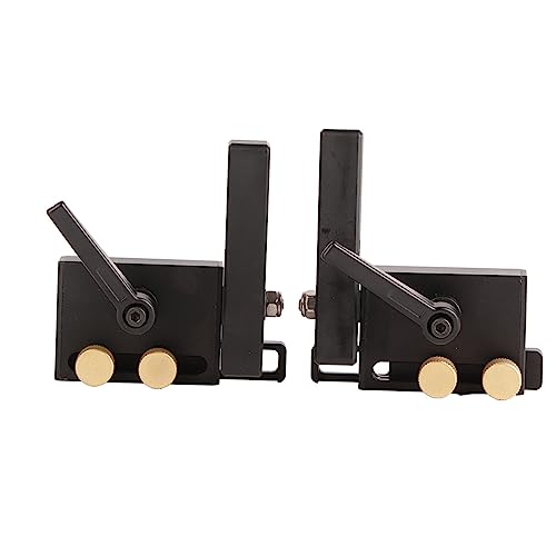 2PCS Links Rechts Gehrung Track Stop Holzbearbeitung Positionierung Limiter Slot Track Stopper von EMUKOEP