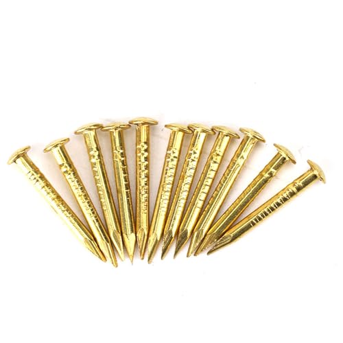 EMUKOEP 100 Einheiten. Messingscharnernzubehör für 10 Mm/15 Mm/18/22 Kopfmöbel (15 mm lang) von EMUKOEP