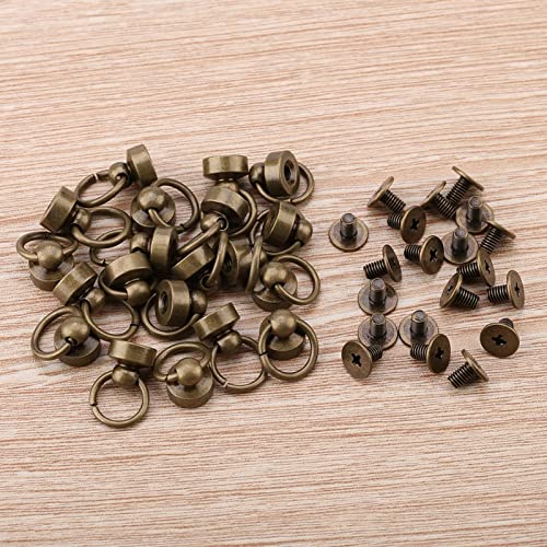 EMUKOEP 20 Unids Resoles COBT BRÜFUNGSWALTUNGSWALTSCHAFTSBACHSBACHTEN 8 Mm Schwarzen Sets (Bronze) von EMUKOEP