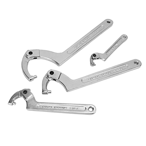 EMUKOEP 4 PCs Kombinationschlüssel Set Ein Verstellbarer Schraubenschlüsselschmelze Chrom Finish Starker Legierungsstahl Universal für Kragenlager EMUKOEP 4 PCs Kombinationschlüssel Set Ein Verstellbarer Schraubenschlüsselschmelze Chrom Finish Starker Legierungsstahl Universal für Kragenlager von EMUKOEP