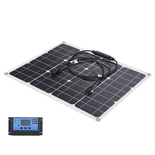 EMUKOEP 40 W Solarpanel Dual -Lader mit 12 V/24 V PWM -Controller (10a) von EMUKOEP