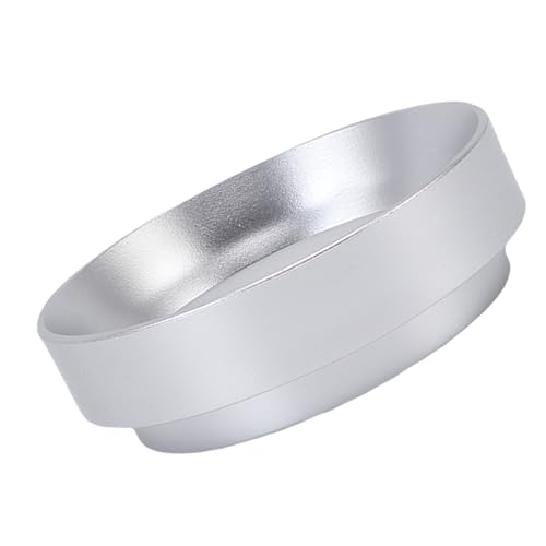EMUKOEP ABS-Magnetdosierungstrichter für E61-Kaffeemaschine, Kompaktes Design, Wärmeuntersuchung, Einhandbetrieb, Dosierringersatz, Silber (53 mm) von EMUKOEP