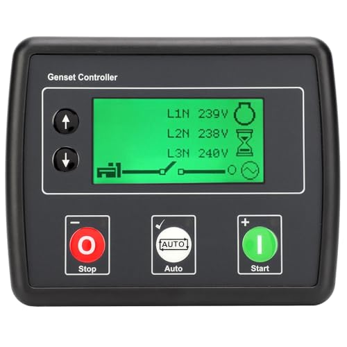 EMUKOEP Automatisches Steuerungsmodul des Netzwerkverfalls -Protection -Controllers LCD Automatisch Start DSE4520, um die Funktionen der Terminals zu Identifizieren von EMUKOEP