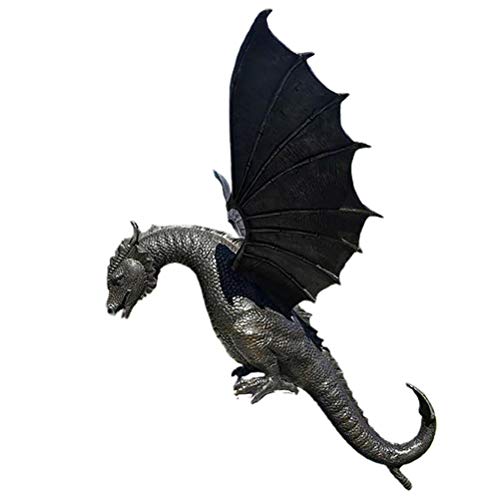 EMUKOEP Brunnen-Drachen-Ornament, Kunstharz, Wasserspiel, Skulptur, Garten-Drachenstatue (Bildanpassung) von EMUKOEP