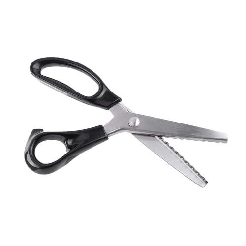 EMUKOEP Dekorative Stoff Roundorriangle Edge Pinking Shears Clipper 3 5 7 Mm Schere (7mm) von EMUKOEP