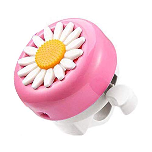 EMUKOEP Fahrradglocken Sonnenblumen Fahrradglocke (Pink & Weiß) von EMUKOEP