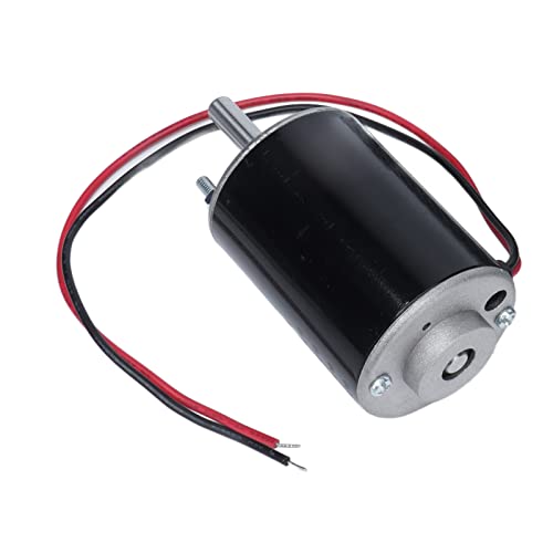 EMUKOEP Hochgeschwindigkeitsmotormotoren Gleichstrom des Permanenten Magneten für Grasschneider CW CCW -Achsenlänge von 26 M M (12v3500 rev) von EMUKOEP