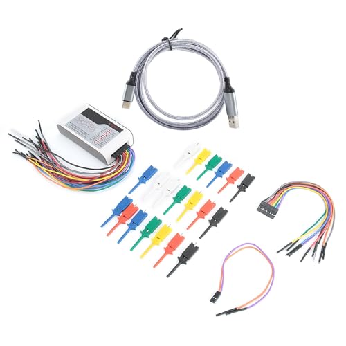 EMUKOEP Logischer Analysator, Logische Analysatoren Digitaler Logischer Analysator 100m Abtastrate 16 Kanäle Einstellbarer Schwellenwert PWM -Oszilloskopausgang EMUKOEP Logischer Analysator, Logische Analysatoren Digitaler Logischer Analysator 100m Abtastrate 16 Kanäle Einstellbarer Schwellenwert PWM -Oszilloskopausgang von EMUKOEP