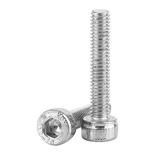 EMUKOEP M3-M8 Hexagonale Hohlkopfschrauben SS304 Edelstahl mit Hexagonaler Nusswaschanlage (M3 300pcs) von EMUKOEP